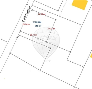 terrain à la vente -   17770  NANTILLE, surface 643 m2 vente terrain - UBI463248053